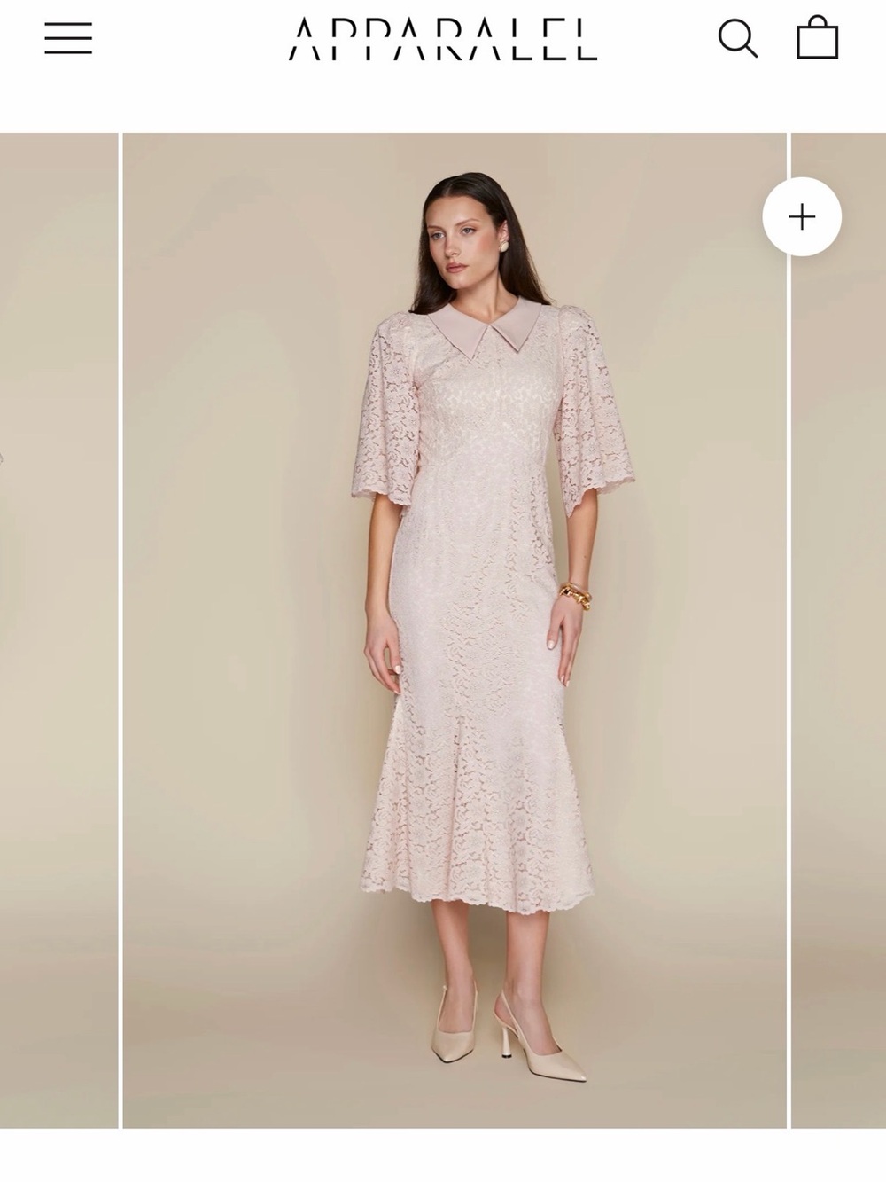 MARLOWE DRESS IN ENGLISH ROSE